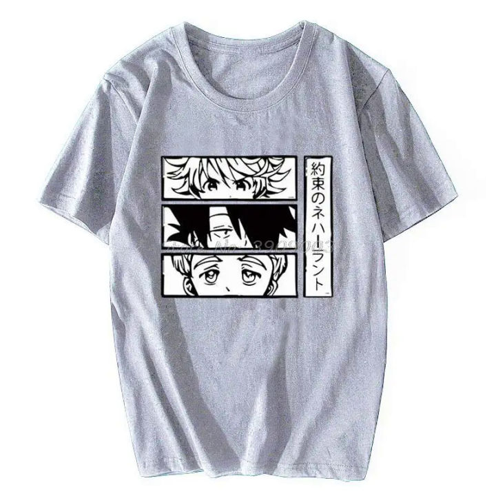 Anime%20The%20Promised%20Neverland%20Men's%20T%20Shirt%20Japan%20Manga%20Norman%20Ray%20Anime%20T-Shirt%20Unisex%20Funny%20Tshirt%20Streetwear%20Harajuku%20-%20Image%204