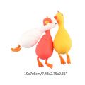4XBD Realistic Duck Squishy Toy Cartoon Chick Memory Interactive Toy Super Soft for Adult Anxiety Decompress.