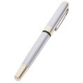 Jinhao 250 Frosted White Gold Fountain Pen M Nib Fountain Pen.