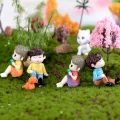 Cute Romantic Couple Decor Doll Home Office Desktop Miniature Landscape Ornament. 