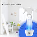 Household Dis-infectant Maker Portable Sodium Hypochlorite Maker Sodium Generator Water Electrolysis Spray Bottle.