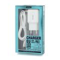 REMAX RP-U22 Charger set 2.4A fast charging dual put and black colour.. 