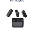 DK11 Dual Wireless Microphone with Charging Case.