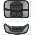 ZOROOM 2X Mesh Back Support for Office Chair, Lumbar/Chair Back Support with Elastic Strap Back Rest.