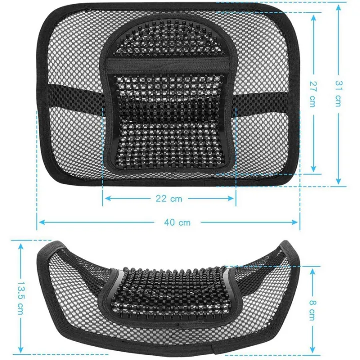 ZOROOM%202X%20Mesh%20Back%20Support%20for%20Office%20Chair,%20Lumbar/Chair%20Back%20Support%20with%20Elastic%20Strap%20Back%20Rest%20-%20Image%206