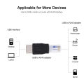 Ethernet RJ45 Male to USB Female Connector Converter Adapter.