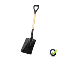 Large Garden Shovel with Wooden handle - (Belcha). 