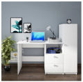Office Table With Storage Lock - Versatile Study And Workstation Solution - Organize Workspace Efficiently With Office Table Featuring Storage Locks. 