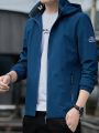 New Men's Trendy Youth Hooded Jacket Korean Style Leisure Windproof Spring and Autumn Tops Men's Casual Jacket.