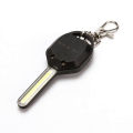 Waterproof switch button control key light camping flashlight emergency light led mini outdoor hand light keychain lamp.