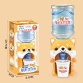 Cute Mini Water Dispenser Cartoon Baby  Drinking Water Cooler Lifelike Children Cosplsy Props Home Decor Ornament. 