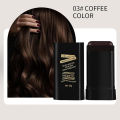 2in1 Hair Dye Stick with Comb Black Brown Coffee Long Lasting Temporary Hair Coloring Covered White Hairs Hairline Pen Washable. 