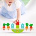 Wooden Zoo Animal Stacking Toys Wood Animal Figures Blocks Toddlers Kids.