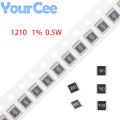 50pcs 1210 SMD Resistor 1% 0.5W 0~10M 0 2 3.3 5.6 10 12 20 30 36 47 51 82 100 200 680 820 1K 2K 6.2K 10K 20K 22K 200K 1M 10M ohm. 
