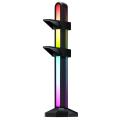 Graphics Card Bracket Anti-Bending Support Frame Support 3 Pin ARGB Motherboard Light Synchronous Black. 