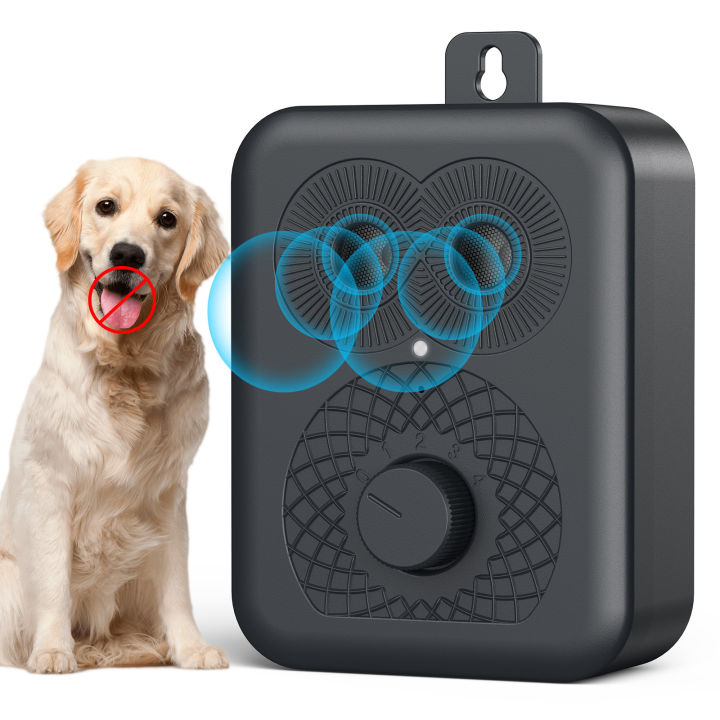 Ultrasonic Dog Repeller Dog Bark Deterrent Devices Rechargeable Portable Multifunctional Anti-Noise Anti-Barking Pet Dog Trainer