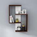 Open Book Shelf | Wall Mount Book Organizer | Showpiece Shelf | Showpiece Organizer | (Model: BS214).