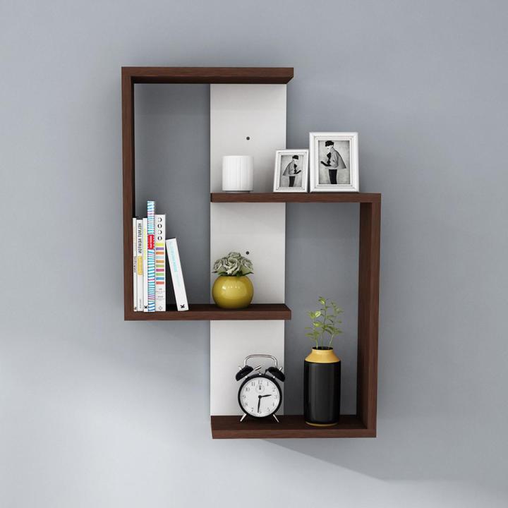 Open Book Shelf | Wall Mount Book Organizer | Showpiece Shelf | Showpiece Organizer | (Model: BS214)