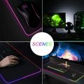 RGB Alienware Gaming Mouse Pad XXL Large PC Gamer Keyboard Desk Mat 900x400mm LED Computer Accessories Tapis De Souris Mousepad. 