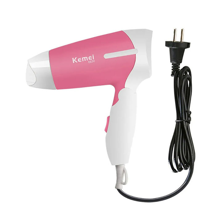 Kemey Km-6830 Hair Dryer For Women 1200W / Hair Straightener - Hair Dryer