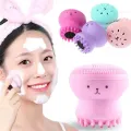 Laikou Silicone Octopus Facial Cleansing Brush Massager Face Scrubber Deep Pore for Skin Care Exfoliating Massage Handheld Face Brush Manual Facial Cleansing. 