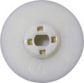 Mixer Grinder Jar Blender Motor Coupler 4CM 4 Teeth Round No Screw White.
