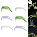Turtle Resting Basking Platform Aquarium Animal Sink Wharf for Frog Salamanders Newts Green Small. 