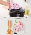 Oven Mitts & Pot Holder 2pcs/Set Heat resistant gloves Kitchen Safety multicolor. 