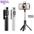 P20S-1 remote control bluetooth mobile phone selfie stick with ring light. 