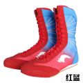 Shoes Men's and Women's Low-Top Sanda Shoes High-Top Fighting Wrestling Shoes Fall Boots Long Boots Tendon Bottom Training Shoes Free Socks. 