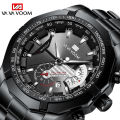 VA VA VOOM Men's Steel Band Watch Men's Watch Sports Glow Calendar Men's Source Factory Watch in China. 