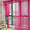 Love Heart String Curtain Window Door Divider Sheer Curtain Valance Pink. 