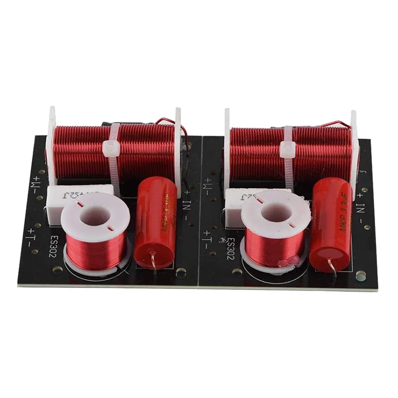 Filtres Crossover 3 Voies - Lot De 2 - 400W - 8 Ohms - Pour Enceintes Haut-parleurs