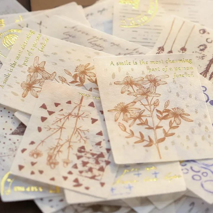 40pcs/pack%20Museum%20Series%20Decorative%20Stickers%20Scrapbooking%20Stick%20Label%20Diary%20Album%20Stationery%20Retro%20Stamp%20Plant%20Sticker%20-%20Image%205