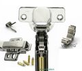 (2 pieces) VIBORG 304 Stainless Steel Soft close Self Closing Kitchen Cabinet Hinge Cupboard Wardrobe Door Hinges. 