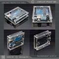 Premium Transparent Acrylic Protective Shell for Arduino UNO R3/DIP/SMD/WiFi - Durable Acrylic Box for Electronics Projects. 