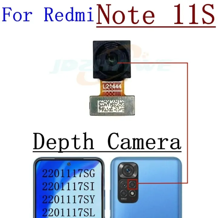 Original%20Front%20Back%20Camera%20For%20Xiaomi%20Redmi%20Note%2011S%20108MP%20Backside%20Selfie%20Frontal%20Facing%20Rear%20Camera%20Module%20Flex%20Cable%20Note11S%20-%20Image%205