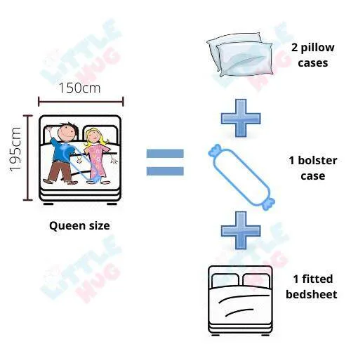 NEW%202in1%20/%204in1%20Cadar%20Set%20Branded%20Luxury%20LV%20Channel%20Gucci%20Cotton%20Ready%20Stock%20Single%20Queen%20Size%20Bedsheet%20with%20Pillow%20Case%20-%20Image%202