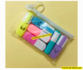 Cute Mini Highlighter 6pc Set Random Design 1pack..