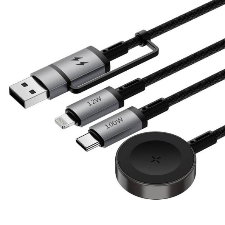 WiWU%20Wi-C050%20Legend%20Series%203in1%20USB-A%20+%20Type-C%20to%20Lightning%20%E2%80%93%20Type-C%20%E2%80%93%20Smart%20Watch%20Charging%20Cable%20100W%201.2M%20-%20Image%203