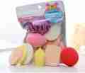 〽️ keli 6 Pcs Makeup Sponge set, Makeup Blender Powder Buff Sponge Cosmetic Puff, Sponge Beauty Blender Puf - Beauty Blender.