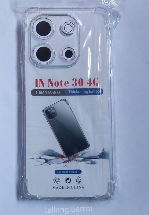 Mobile cover For Infinix note 30 30 Pro Transparent soft TPU back cover