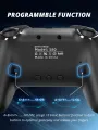 DATA FROG Wireless Switch Pro Controller for Switch/Switch OLED Programmable Joystick for PC Gamepad for Switch Lite Controller. 
