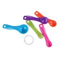 MA 5 Pcs/Set Colorful Plastic Kitchen Measuring Cups Sugar Cake Baking Spoon-colorful. 