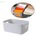 Desktop Storage Basket Storage Bin Stacking with Handles Organizing Container Cabinet Organizer for Office Closet Cabinet Drawers Countertop. 