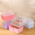 Children's Hair Accessories Storage Box Head Rope Hairpin Card Pen Sundries Stationery Box Cute Girl Jewelry Box Fayshow. 