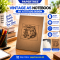 PaperTree Vintage A5 Notebook Sketchbook My Attitude Drawing Sketchpad.