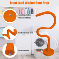 1 PCS Front Load Washer Door Prop Stop Flexible Washer Door Stop Washing Machine Door Prop with Magnet Base Fits Washing Machines (Orange).