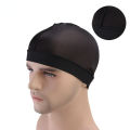 Alien New Unisex Silky Dome Cap For Men Elastic Band Silky Durag Bandanas Bottom Wig Cap Spandex Cooling Cap Silk Based Beanie Bonnet. 