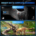 5X Digital Zoom Binoculars,4K HD Infrared 300m Night Vision Devices,4000mAh Battery Telescope for Bird Watching,Camping,Hunting.